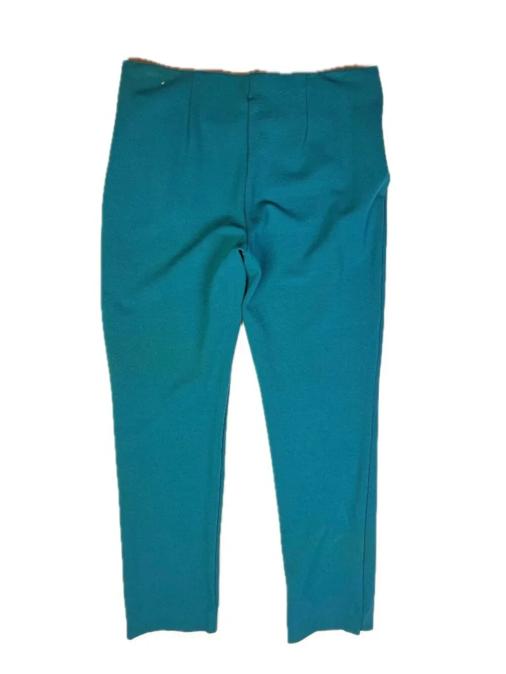 Chico's Size 0 (US 4) Teal Ponte Pull-On Cropped Pants